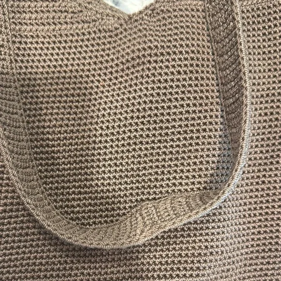 The Sak Elegant Brown Knit Tote Bag - Picture 2 of 7
